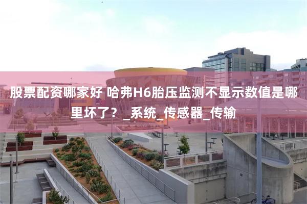 股票配资哪家好 哈弗H6胎压监测不显示数值是哪里坏了？_系统_传感器_传输