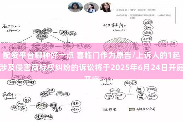 配资平台哪种好一点 喜临门作为原告/上诉人的1起涉及侵害商标权纠纷的诉讼将于2025年6月24日开庭