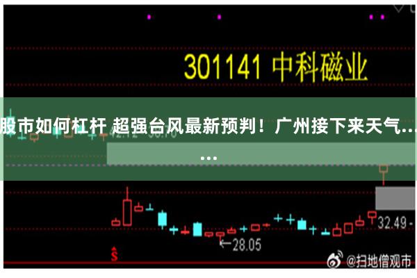 股市如何杠杆 超强台风最新预判！广州接下来天气......