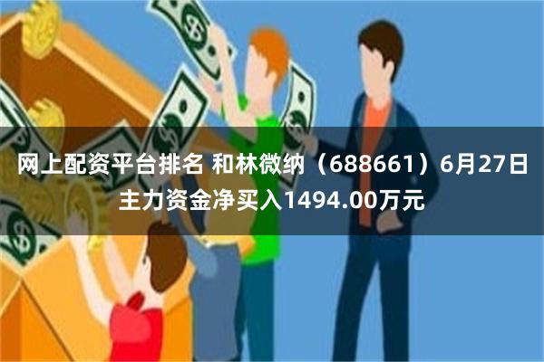网上配资平台排名 和林微纳（688661）6月27日主力资金净买入1494.00万元