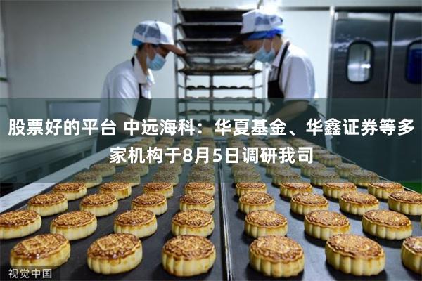股票好的平台 中远海科：华夏基金、华鑫证券等多家机构于8月5日调研我司