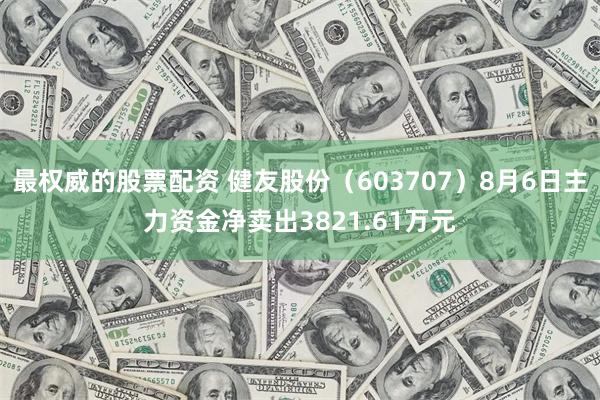 最权威的股票配资 健友股份（603707）8月6日主力资金净卖出3821.61万元