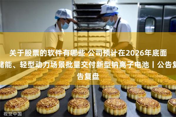 关于股票的软件有哪些 公司预计在2026年底面向储能、轻型动力场景批量交付新型钠离子电池丨公告复盘