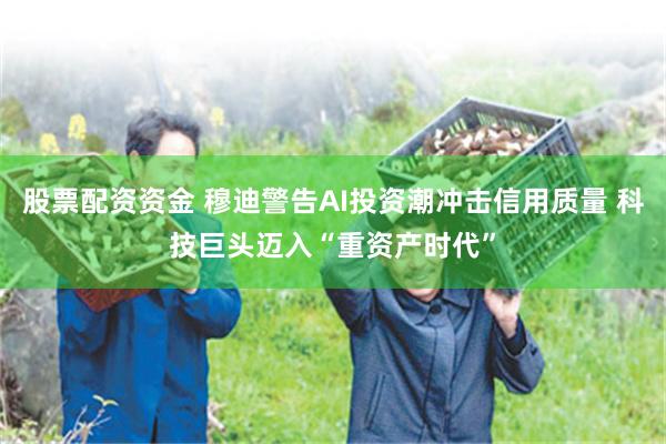 股票配资资金 穆迪警告AI投资潮冲击信用质量 科技巨头迈入“重资产时代”