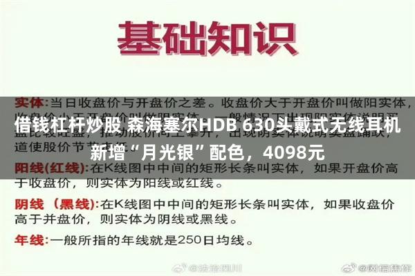 借钱杠杆炒股 森海塞尔HDB 630头戴式无线耳机新增“月光银”配色，4098元